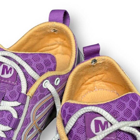 Merrell Women's Athletic Shoes Purple Size 7 Vibram Soles Trail Running - Picture 10 of 13